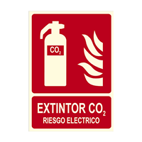 EX219N A4 ISSO EXTINTOR RIESGO ELECT